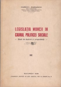 Legislatia muncii in cadrul politicei sociale