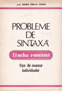 Limba Romana - probleme de sintaxa