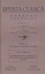 Les origines de la theologie negative de Parmenide a Plotin