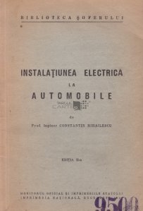 Instalatiunea electrica la automobile