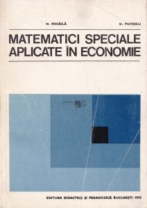 Matematici speciale aplicate in economie