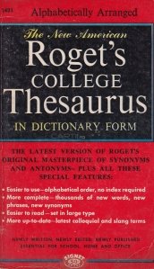 The new American Roget's college Thesaurus in dictionary form