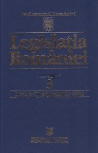 Legislatia Romaniei