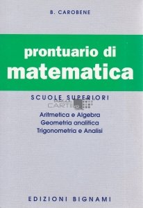 Prontuario di matematica / Manual de matematica