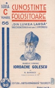 Marele Vornic Iordache Golescu