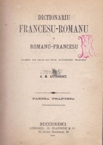 Dictionariu francesu-romanu si romanu-francesu