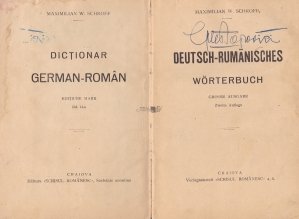 Dictionar german-roman/Deutsch-Rumanisches Worterbuch / Dictionar german-roman