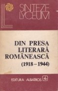 Din presa literara romaneasca