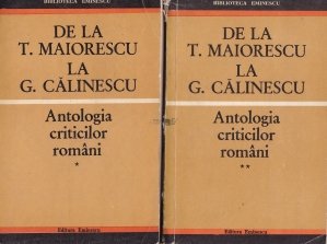 De la T. Maiorescu la G. Calinescu