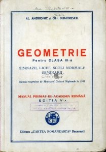 Geometrie pentru clasa a III-a