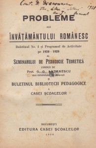 Probleme ale invatamantului romanesc