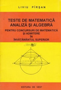 Teste de matematica analiza si algebra