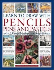 Learn to draw with Pencils, pens and pastels