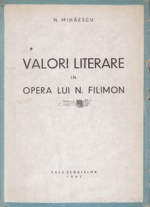 Valori literare in opera lui N. Filimon