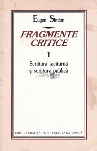 Fragmente critice I