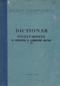 Dictionar Englez-Roman Cu Prescurtari De Terminologie Militara