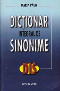 Dictionar integral de sinonime