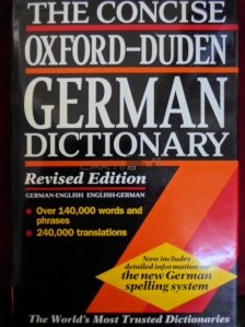 The Concise Oxford Duden German Dictionary / Dictionar german-englez, englez-german