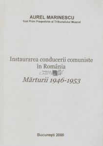 Instaurarea conducerii comuniste in Romania