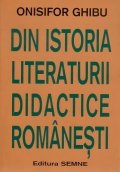 Din istoria literaturii didactice romanesti