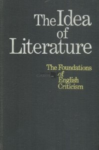 The Idea of Literature / Ideea de literatura