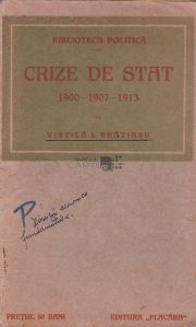 Crize de stat 1900-1907-1913