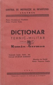 Dictionar tehnic-miliar roman-german