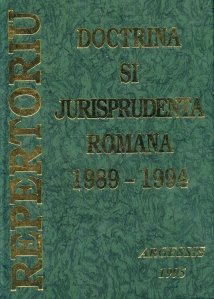 Doctrina si Jurisprudenta Romana 1989-1994