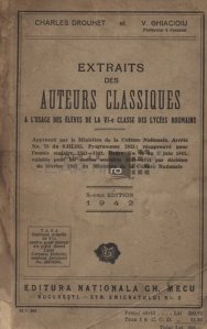 Extraits des auteurs classiques / Fragmente din autori clasici