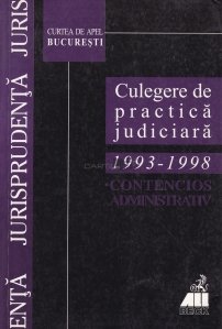 Culegere de practica judiciara 1993-1998
