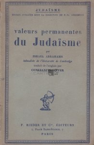 Valeurs permanentes du Judaisme / Valorile permanente ale iudaismului