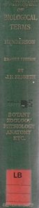 A Dictionary of Biological Terms / Dictionar de termeni biologici