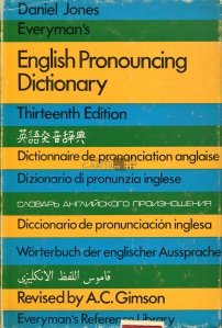 English Pronouncing Dictionary / Dictionar englez de pronuntie