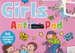 Girls artist pad / Bloc de desen pentru fete