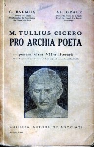 M. Tulius Cicero. Pro Archia Poeta