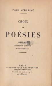 Choix de poesis / Poezii alese
