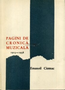 Pagini de cronica muzicala 1915-1938