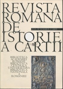 Revista romana de istorie a cartii