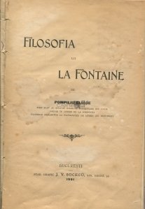 Filosofia lui La Fontaine