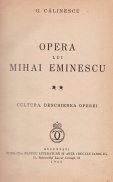 Opera lui Mihai Eminescu