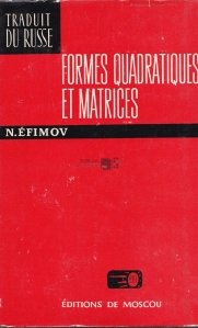 Formes quadratiques et matrices / Formele patrate si matricile