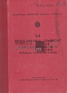Regulamentul de front al fortelor armate ale Republicii Populare Romane