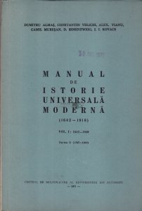 Manual de istorie universala moderna