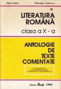 Literatura romana. Antologie de texte comentate