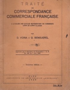 Traite de correspondance commerciale francaise / Tratatul de corespondenta comerciala franceza