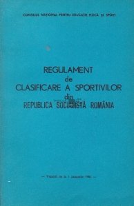 Regulament de clasificare a sportivilor din Republica socialista Romania