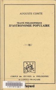 Traite philosophique d'astronomie populaire / Tratat filozofic a astronomiei populare
