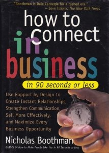 How to connect in business in 90 secounds or less / Cum sa va conectati in afaceri in 90 de secunde sau mai putin