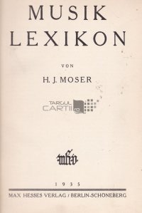 Musik lexikon / Lexicon de Muzica